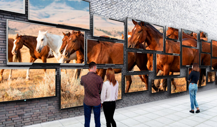 BrightSign XC5 mediaspeler met meerdere schermen