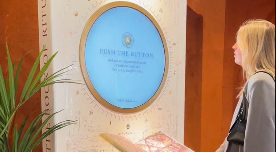 Interactive retail digital signage, product demo video walls powered by BrightSign Built-In, BrightSign's System-on-a-Chip (SoC) solution.